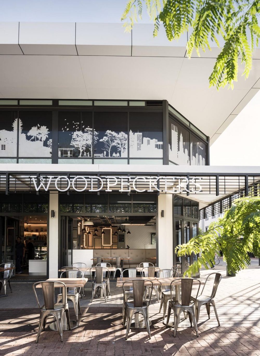 Exterior of restaurant fitout by Ace Interiors